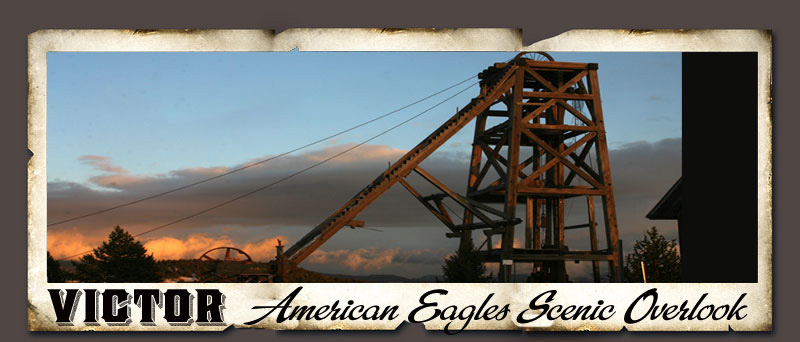 American Eagles Scenic Overlook, Victor, Colorado